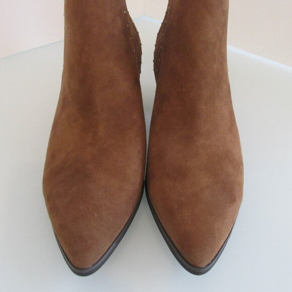 Michael Kors (Gemma) New Suede Mid Booties Size 8M - Picture 3 of 5